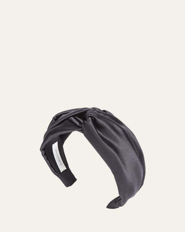 Twisted Silk Satin Headband